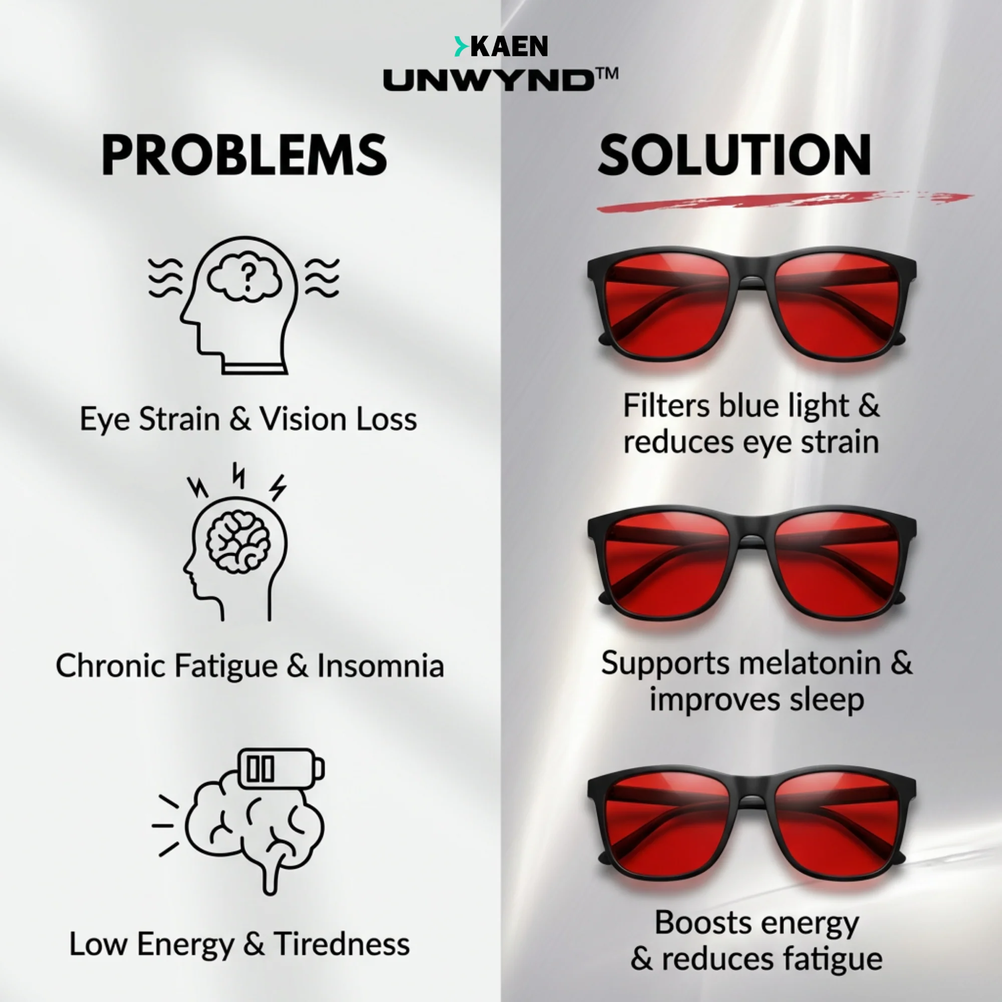 Myles Black | Deep Sleep & Fatigue Relief Glasses - Image 7